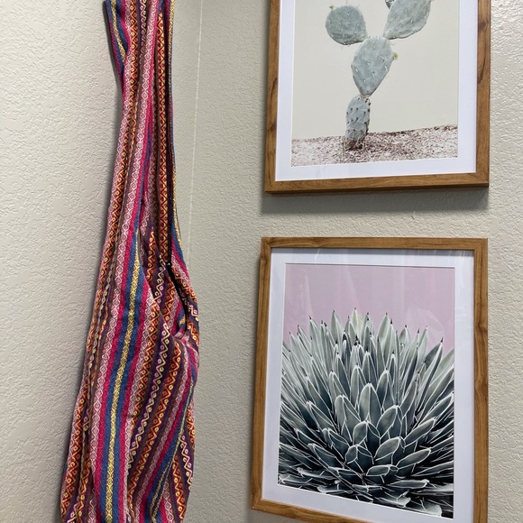 Hippie Hobo Sling Crossbody Woven Aztec Boho Bag Rainbow 🌈 - Picture 5 of 6